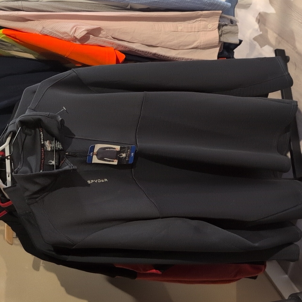 Spyder Men's Charcoal Lightweight Jacket